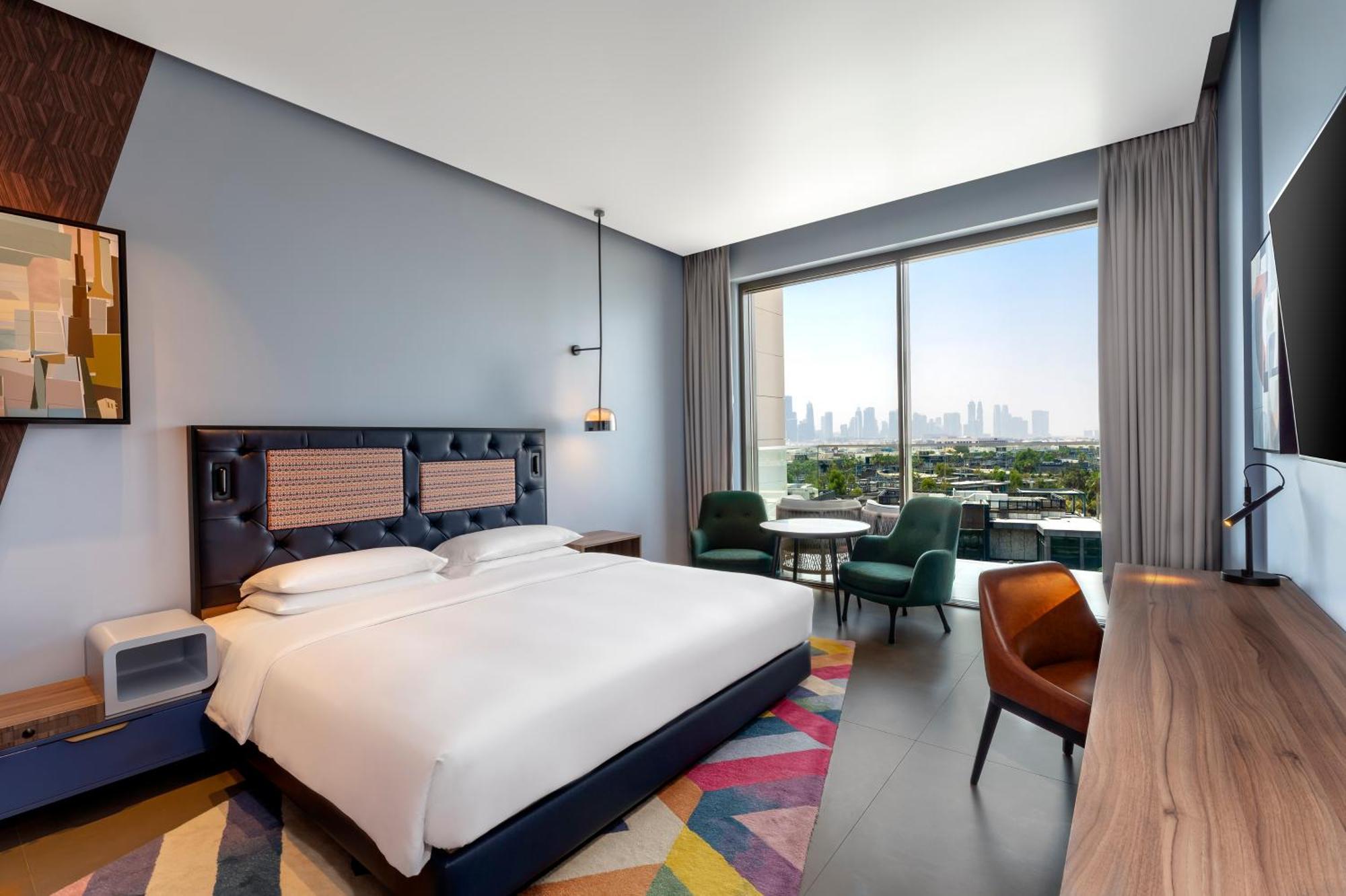 Hyatt Centric Jumeirah دبي المظهر الخارجي الصورة A room at the hotel